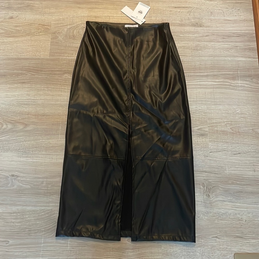 NWT Black skirt by Gilli. Size small faux leather